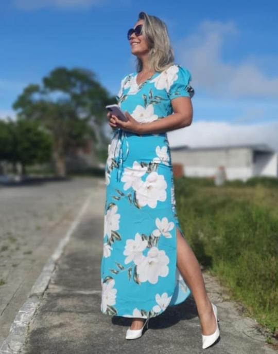 Vestido ref 3117 estampado